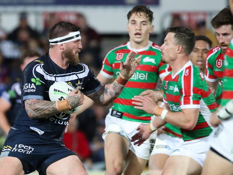North Queensland's Josh McGuire played in the front row against South Sydney