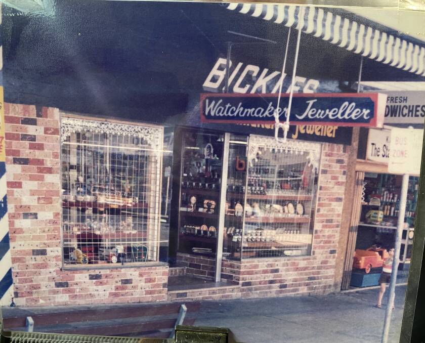 Shop owner: The shop Mr Bickle owned and ran in Panania, Sydney.