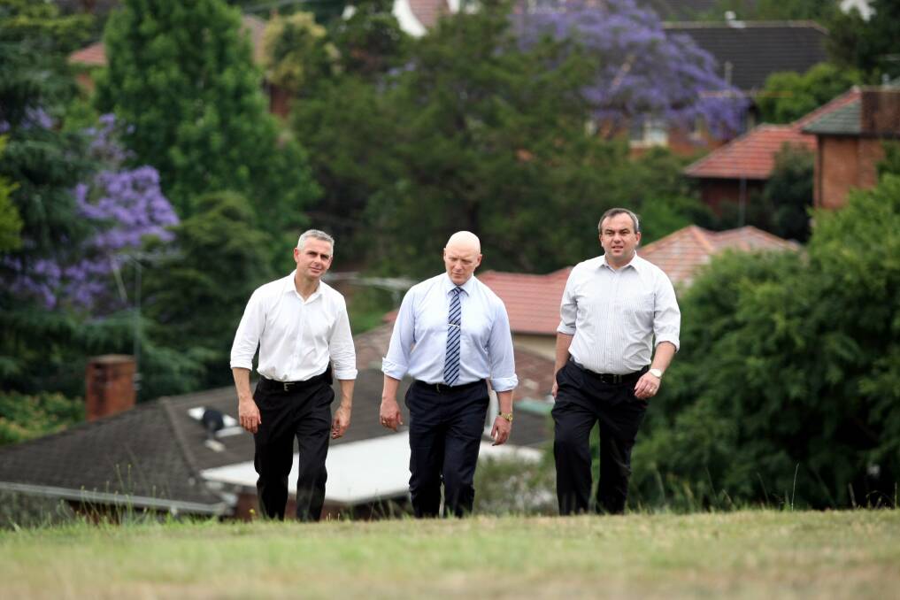 Undermined: Local Liberal state MPs Chris Patterson, Bryan Doyle and Jai Rowell have called on the public to make submissions on the proposed northern expansion of the Camden Gas Project. Picture:Jeff de Pasquale